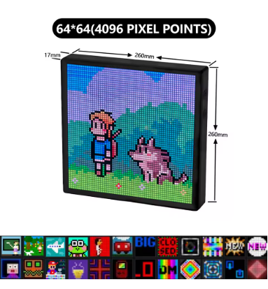 Display Pixel Art RGB Progammabile